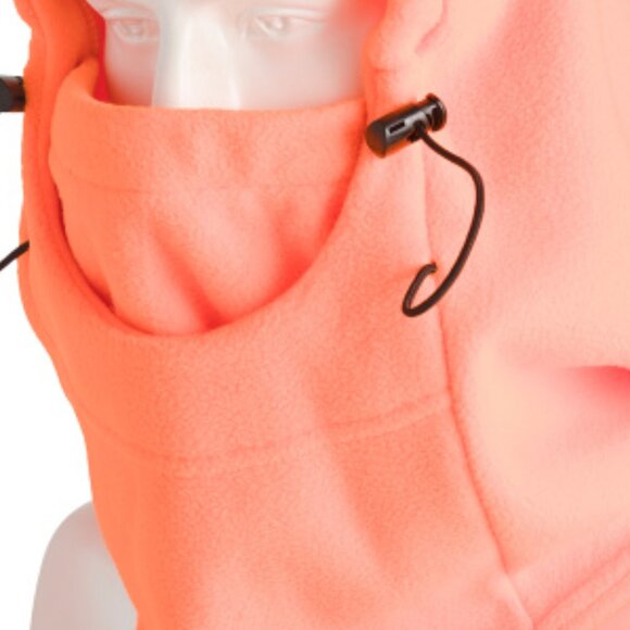 NEW TURTLE FUR Chelonia Fleece Alien Overhood Hunter Orange 164tn - Picture 3 of 5